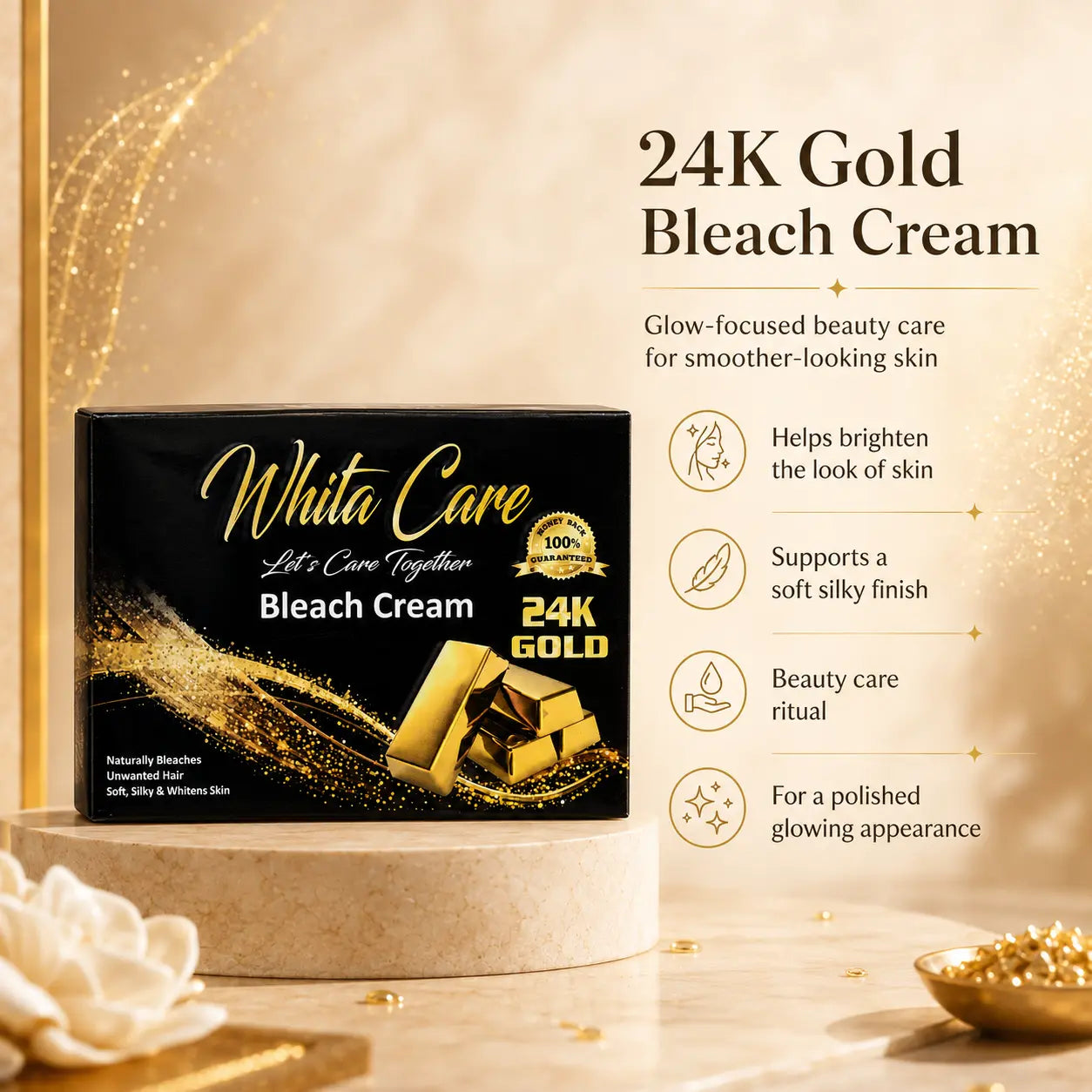 WhitaCare 24K Gold Bleach Cream