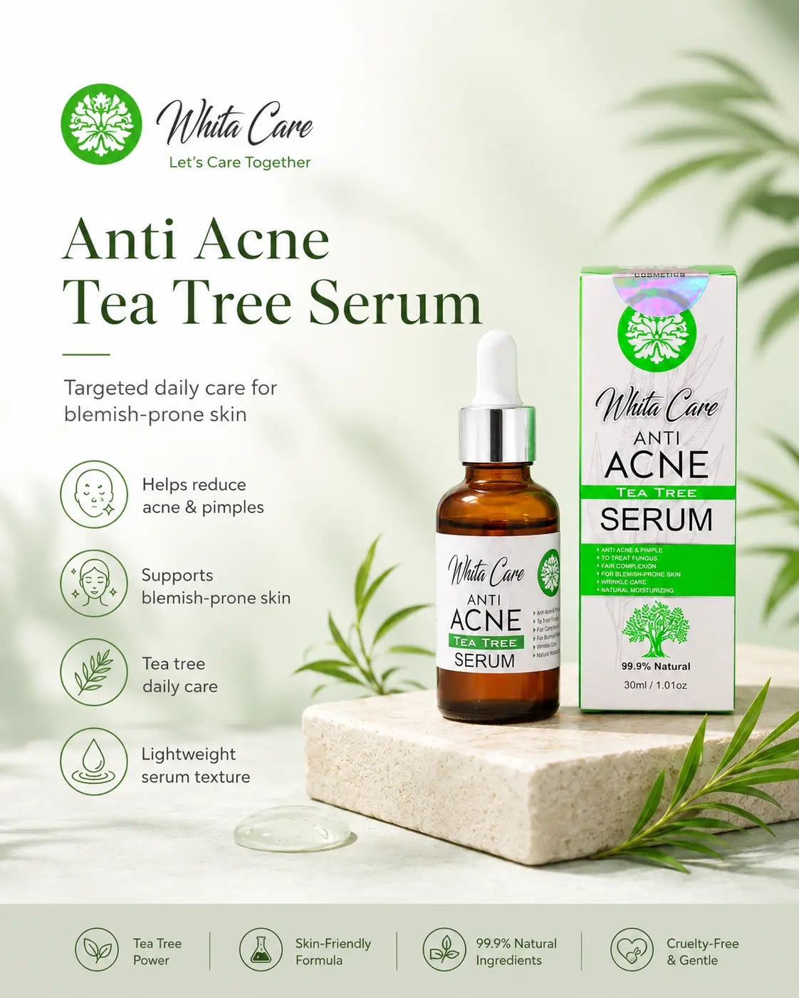 WhitaCare Anti-Acne Tea Tree Serum