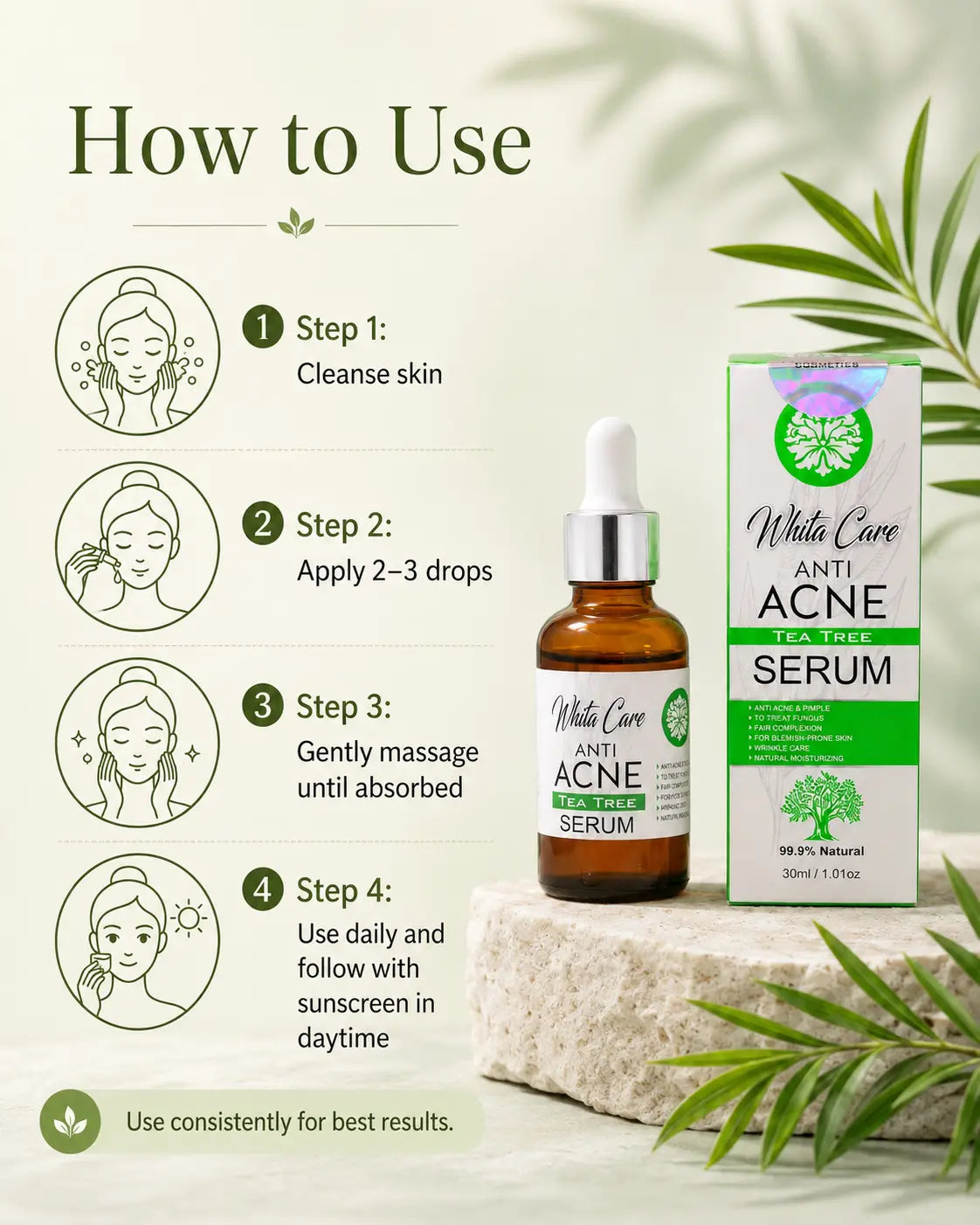 WhitaCare Anti-Acne Tea Tree Serum