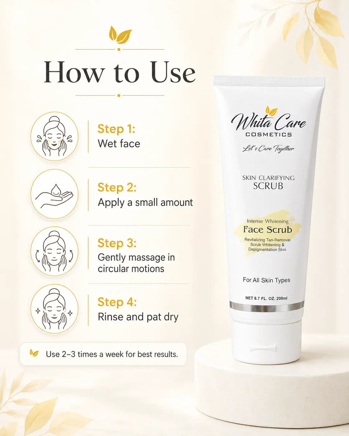 WhitaCare Intense Whitening Face Scrub