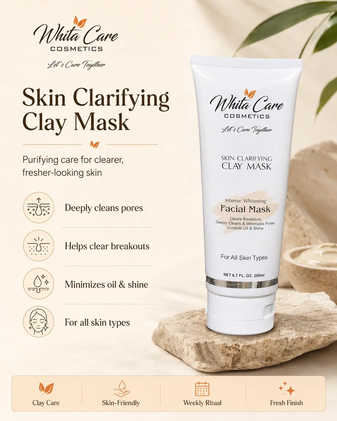 WhitaCare Skin Clarifying Clay Mask