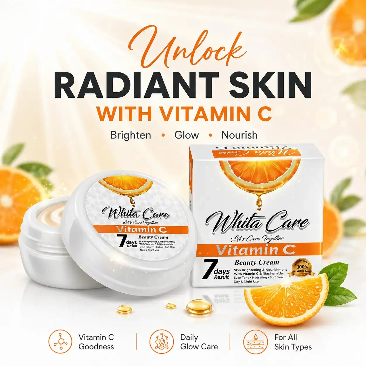 Whita Care Vitamin C Brightening Cream – in Just 7 Days