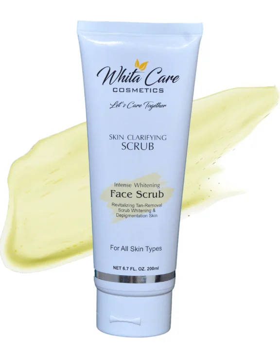 Deep Clean. Fresh Glow. Brighter Skin. A gentle but effective whitening scrub that removes dead skin, clears dirt from pores, and instantly brightens your face.Gives smooth, clean, and fresh-looking skin from the first use.
